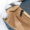 Chanel Chocolate Bar Mademoiselle Top Handle Quilted Denim