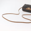 Christian Dior Vintage Honeycomb Canvas and Leather