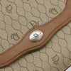 Christian Dior Vintage Honeycomb Canvas and Leather