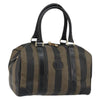 Fendi Vintage Pequin Boston Coated Canvas