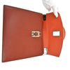 Salvatore Ferragamo Double Gancini Top Handle Saffiano Leather