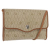 Christian Dior Vintage Honeycomb Flap Canvas and Leather