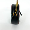 Gucci GG Marmont Round Matelasse Leather