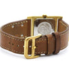 Hermes Medor Quartz Plated Metal and Leather