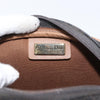 Christian Dior Vintage Honeycomb Canvas and Leather