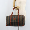 Fendi Vintage Pequin Boston Coated Canvas