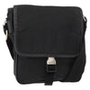 Prada Logo Flap Messenger Tessuto