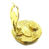 Chanel Vintage CC Round Clip-On Metal
