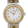Hermes Clipper Quartz Stainless Steel with Plated Metal