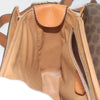 Celine Vintage Macadam Circle Logo Canvas and Leather