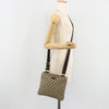 Gucci Zip Top Messenger GG Canvas with Leather