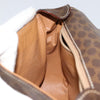 Celine Vintage Macadam Circle Logo Canvas and Leather