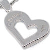Piaget Limelight Hearts Pendant 18K White Gold with Pave Diamonds