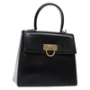 Salvatore Ferragamo Gancini Convertible Top Handle Leather