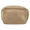 Chanel Vintage Diamond CC Camera Quilted Lambskin