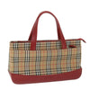 Burberry Nova Check Leather and Nylon