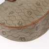 Christian Dior Vintage Honeycomb Canvas and Leather
