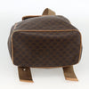 Celine Vintage Drawstring Flap Macadam Coated Canvas