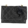 Chanel Vintage Camellia Flap Satin