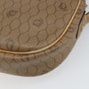 Christian Dior Vintage Honeycomb Canvas and Leather