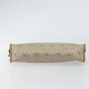 Christian Dior Vintage Honeycomb Zip Canvas and Leather