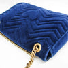 Gucci GG Marmont Flap Embroidered Matelasse Velvet