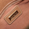 Christian Dior Vintage Honeycomb Canvas and Leather