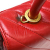 Chanel Coco Top Handle Chevron Calfskin