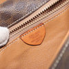 Celine Vintage Macadam Circle Logo Canvas and Leather