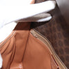 Celine Vintage Macadam Circle Logo Canvas and Leather
