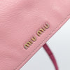 Miu Miu Madras Convertible Lock Tote Leather