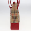 Burberry Nova Check Tote Canvas and Leather