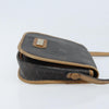 Christian Dior Vintage Honeycomb Flap Canvas and Leather