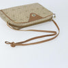 Christian Dior Vintage Honeycomb Canvas and Leather
