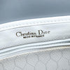 Christian Dior Vintage Honeycomb Flap Canvas and Leather