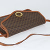 Celine Vintage Macadam Circle Logo Canvas and Leather