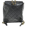 Chanel Duma Drawstring Quilted Leather