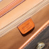 Celine Vintage Macadam Circle Logo Canvas and Leather