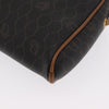 Christian Dior Vintage Honeycomb Canvas and Leather