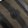 Fendi Vintage Pequin Boston Coated Canvas