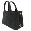 Prada Canapa Convertible Tote Denim