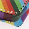 Valentino Garavani Rockstud 1973 Camera Striped Leather