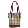 Burberry Nova Check Tote Canvas and Leather