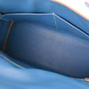 Hermes Kelly Blue Epsom with Palladium Hardware