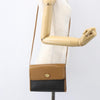 Christian Dior Vintage Honeycomb Canvas and Leather
