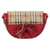 Burberry Maydown Haymarket Coated Canvas and Leather