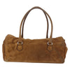 Prada Pushlock Tote Suede