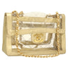 Chanel Classic Single Flap Quilted Applique Vinyl