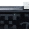 Chanel Vintage CC Side Belted Bowler Check Embossed Velvet
