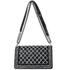 Chanel Boy Flap Sequin Quilted Calfskin
